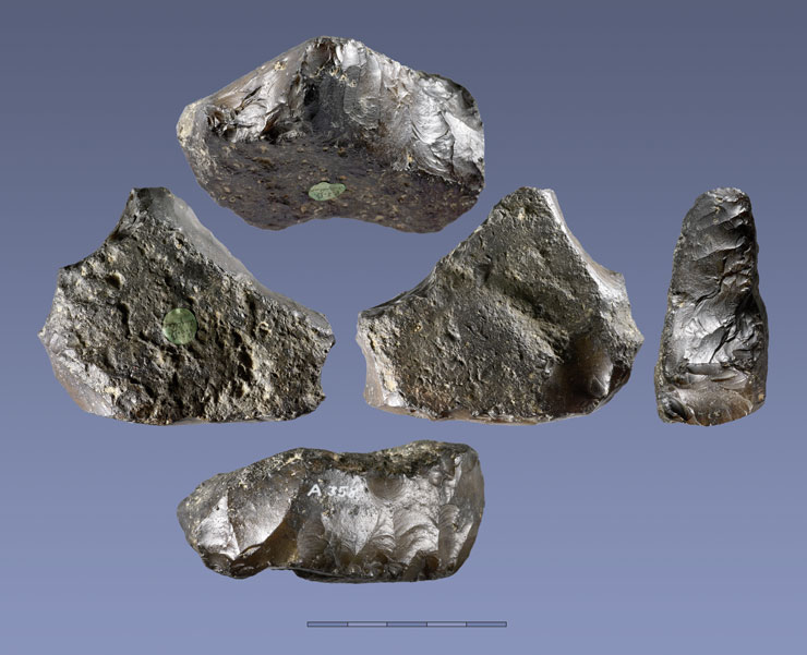 Angeblich Werkzeug aus dem Miozän